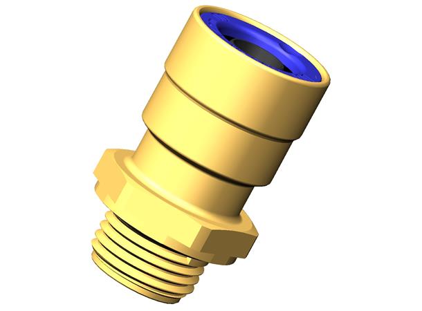 ABC New Line Push-In Coupling 1/2 - 3/8 NPTF