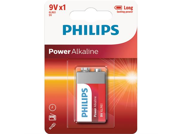 Batteri 9V 6LR61 Philips 