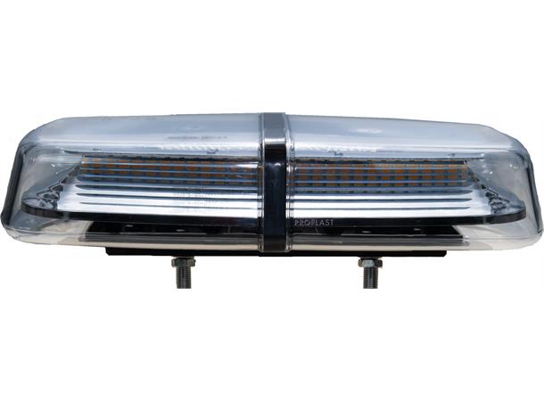 LED Lightbar PRO-COMPACT-BAR amber, 2 bolts fixation, 12/24V, ECE R65 