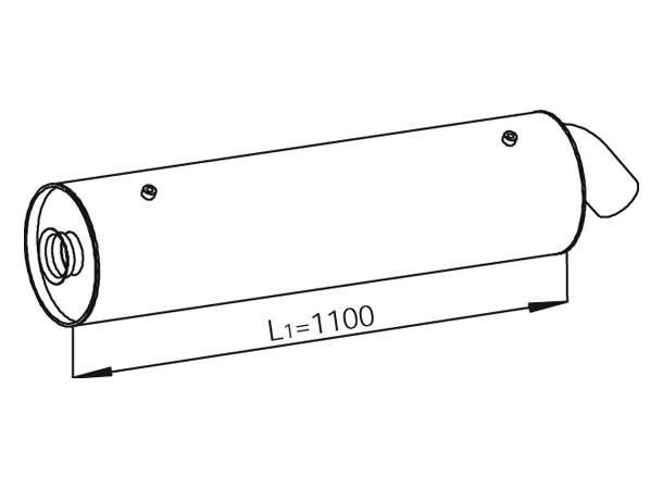 End Silencer DAF 