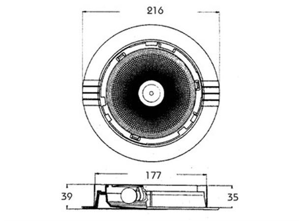 Interior Lamp recessed version 