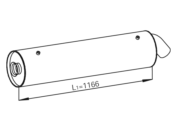 End Silencer DAF 