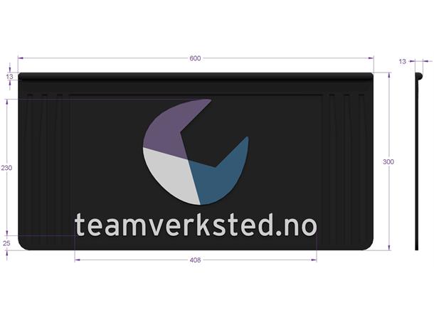 Skvettlapp 60X30 Team Verksted 