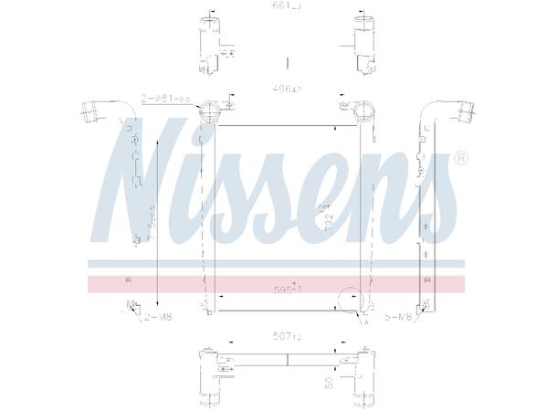 Intercooler Nissens 